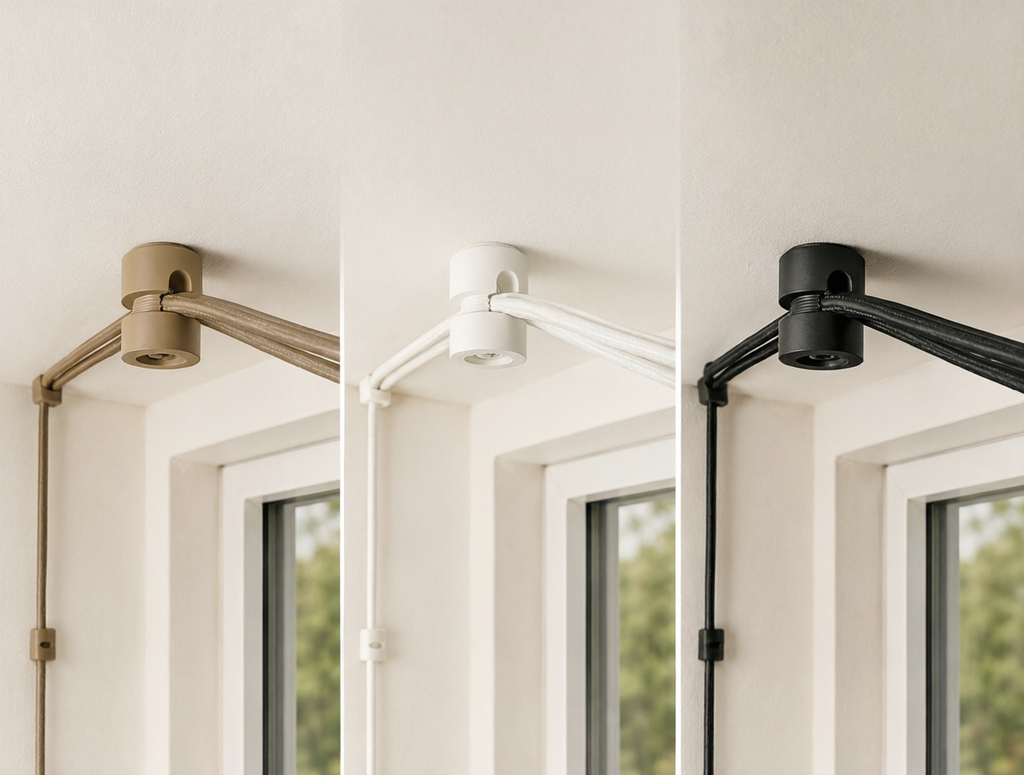 Cable Clamp Hook for Wall & Ceiling | Wire Organizer Clip | Cord Management Hook