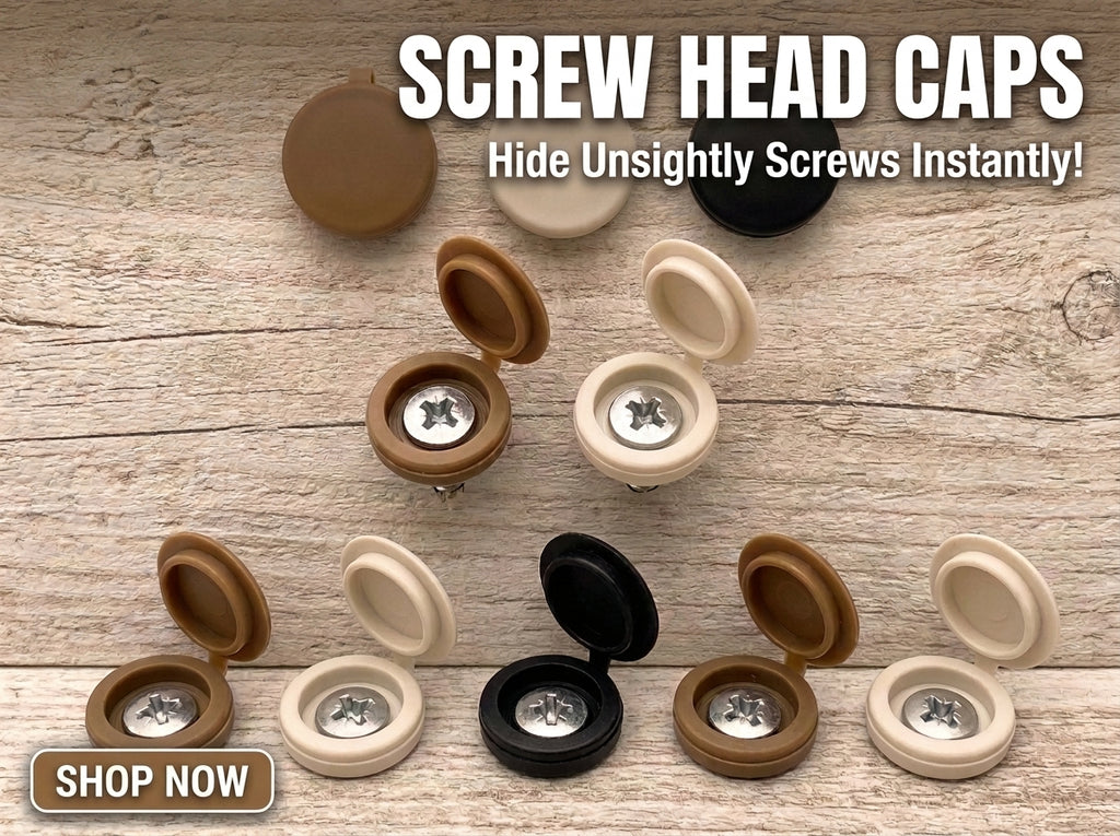 Screw Head Caps / Screw Covers | Discreet 3D-Printed Screw Covers