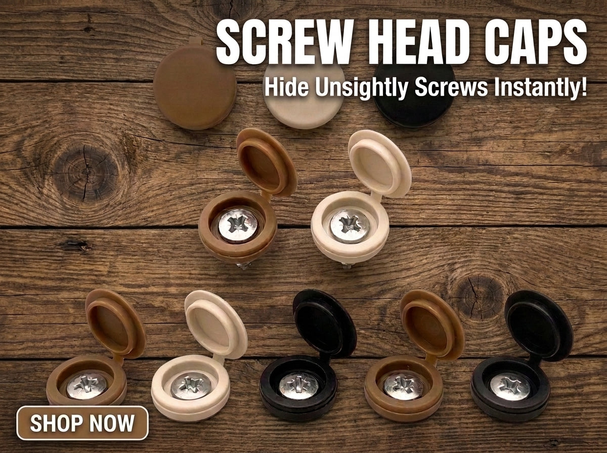Screw Head Caps / Screw Covers | Discreet 3D-Printed Screw Covers