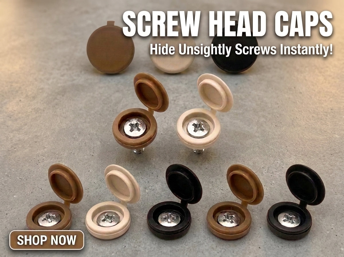 Screw Head Caps / Screw Covers | Discreet 3D-Printed Screw Covers