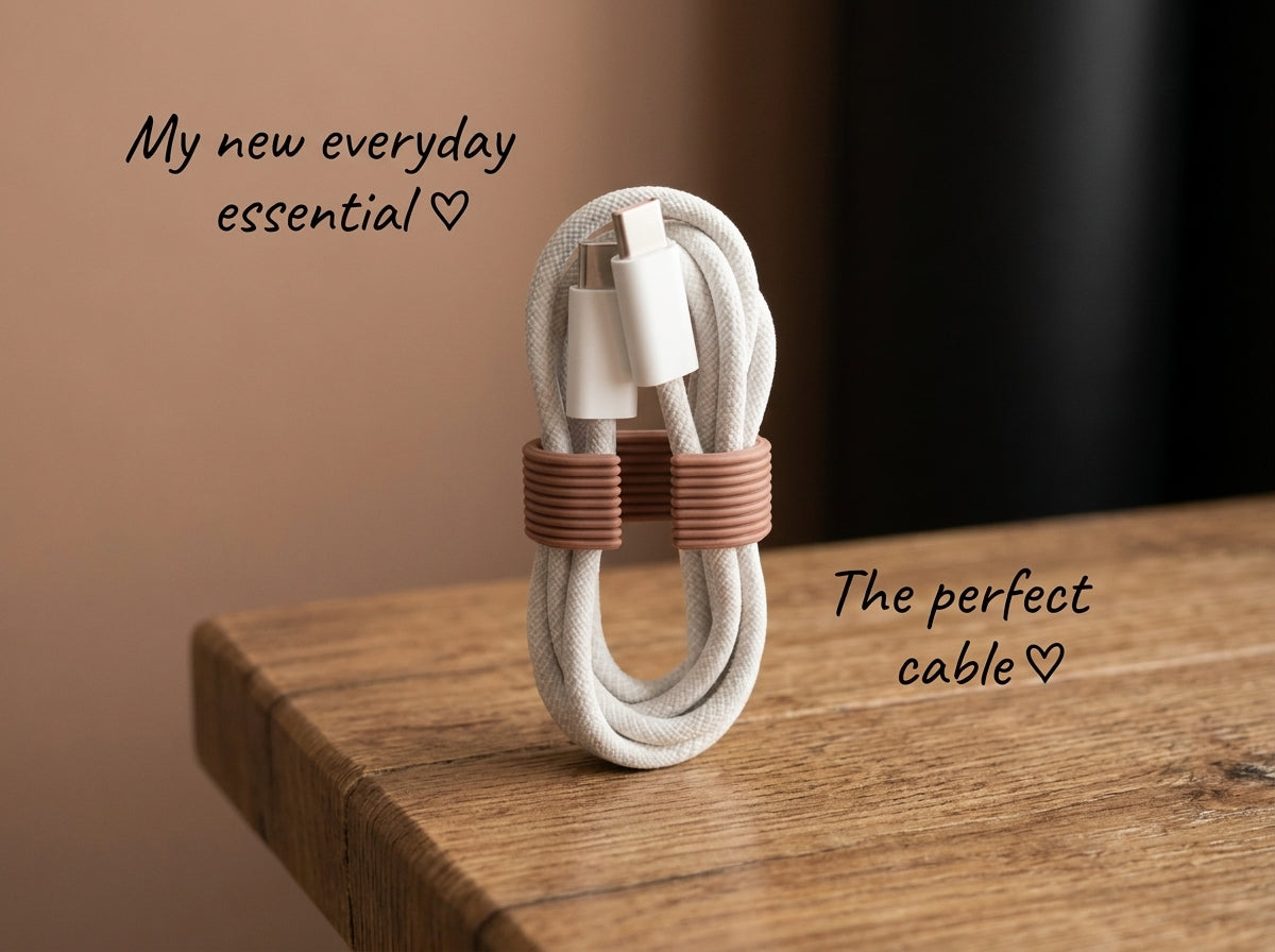 3-Pack 3D Printed Cable Organizers | Small, Medium, Large