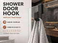 SHOWER DOOR HOOK | BATHROOM TOWEL HANGER | 4 SIZES